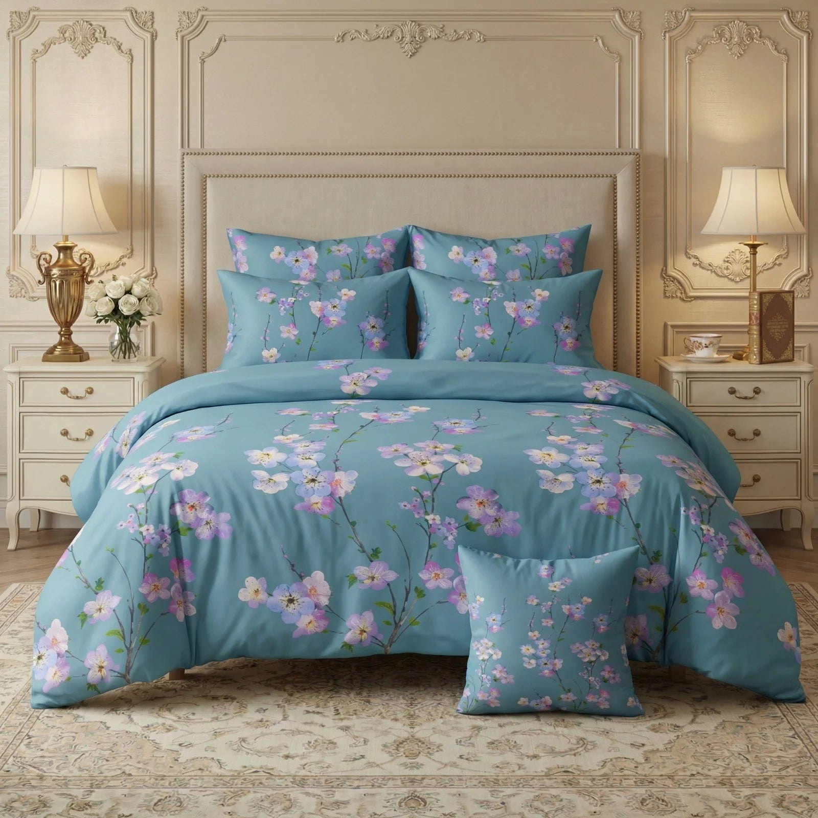 SAKURA Comforter Set- 7 Pcs
