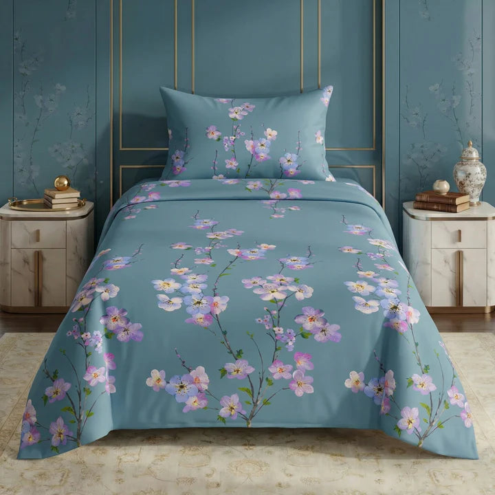 SAKURA SINGLE BEDSHEET SET